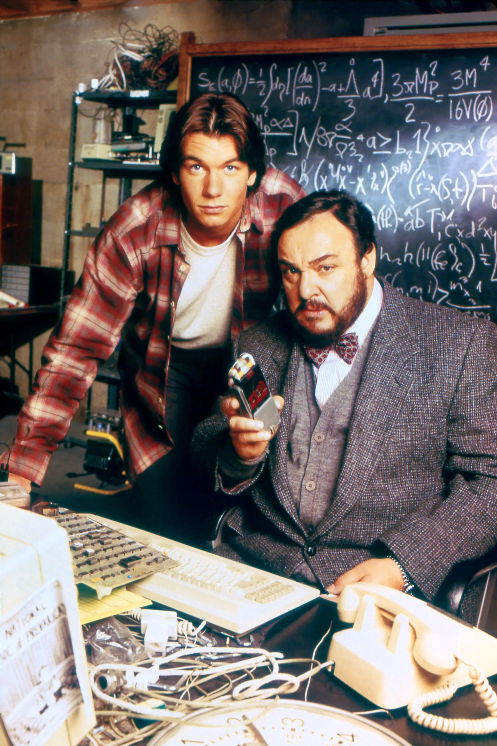 Sliders Season One Pilot Episode Promo Photo with Jerry O'Connell and John Rhys-Davies